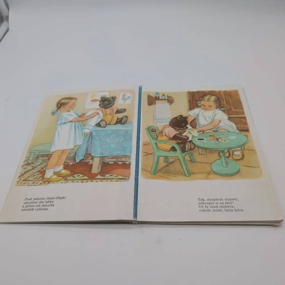 Slovakian Children's Book MÔJ MACÍK Pet Bear Story